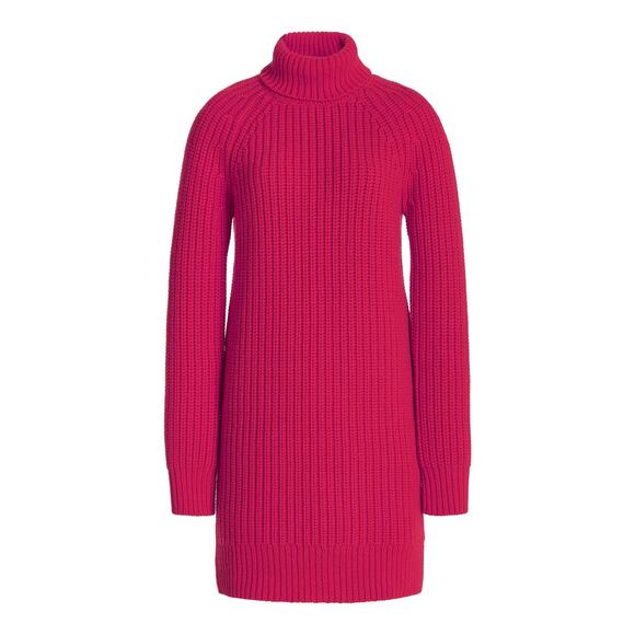 Michael Kors Collection Shaker Turtleneck 100% Cashmere Mini Dress - Picture 1 of 5